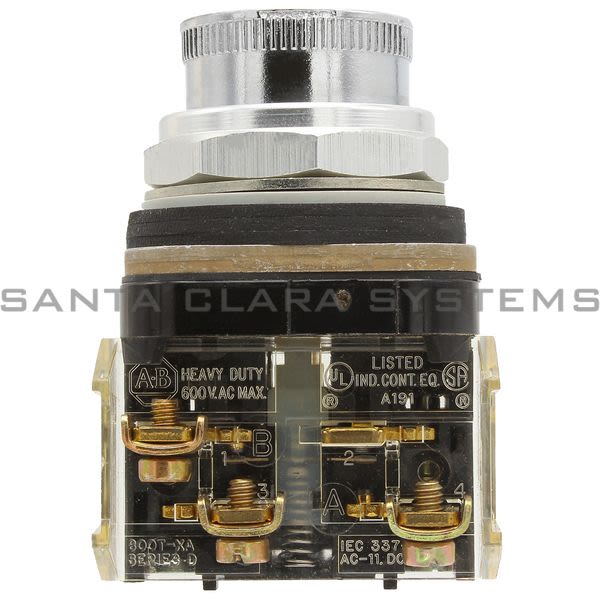 Allen Bradley 800T-KC2B Push Button NEMA Type Black Product Image