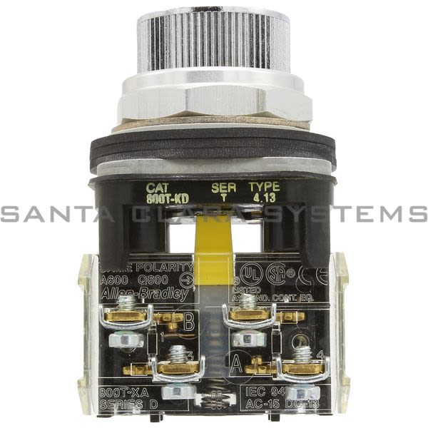 Allen Bradley 800T-KD2AAXX Selector Pushbutton Product Image