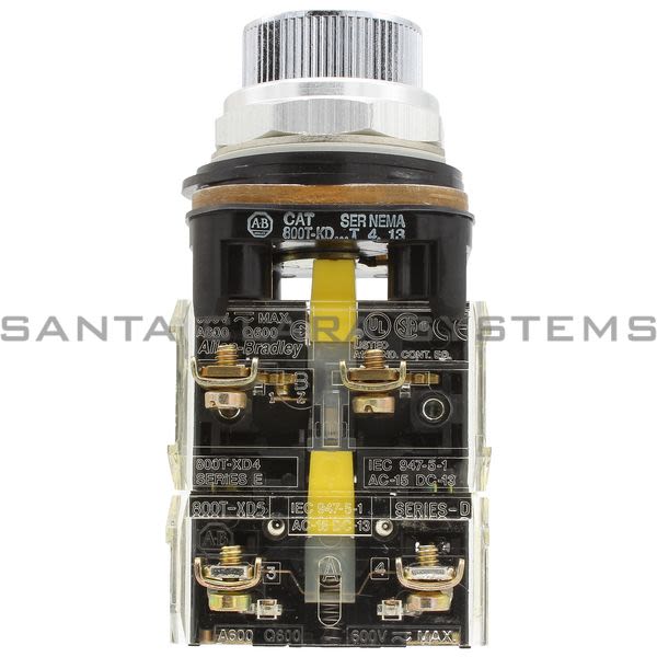 Allen Bradley 800T-KD2GJLK Selector Pushbutton Product Image