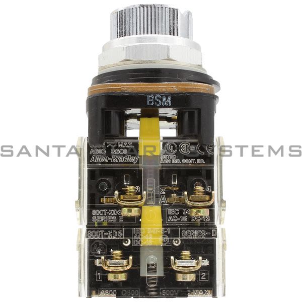 Allen Bradley 800T-KD2GJLK Selector Pushbutton Product Image