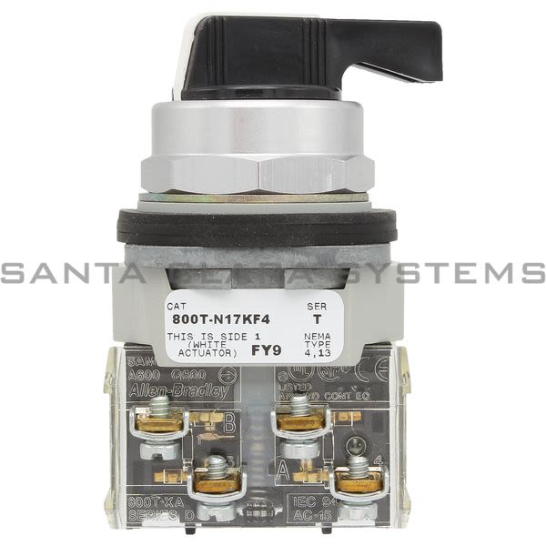 Allen Bradley 800T-N17KF4B Selector Switch Product Image