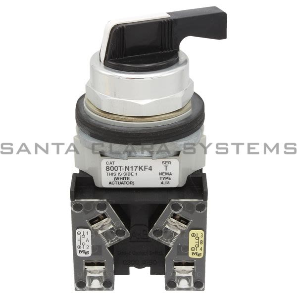 Allen Bradley 800T-N17KF4BY Selector Switch Product Image
