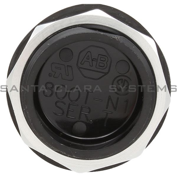 Allen Bradley 800T-N1B Closing Button Black Product Image