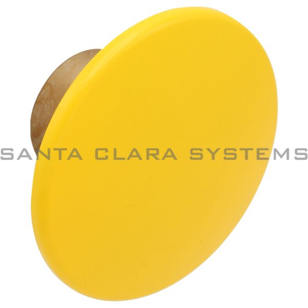 Allen Bradley 800T-N248Y Non-Illuminated Metal Jumbo Mushroom Cap, Yellow Product Image