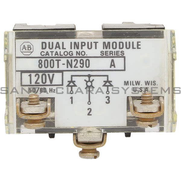 Allen Bradley 800T-N290 Dual Input Module Product Image