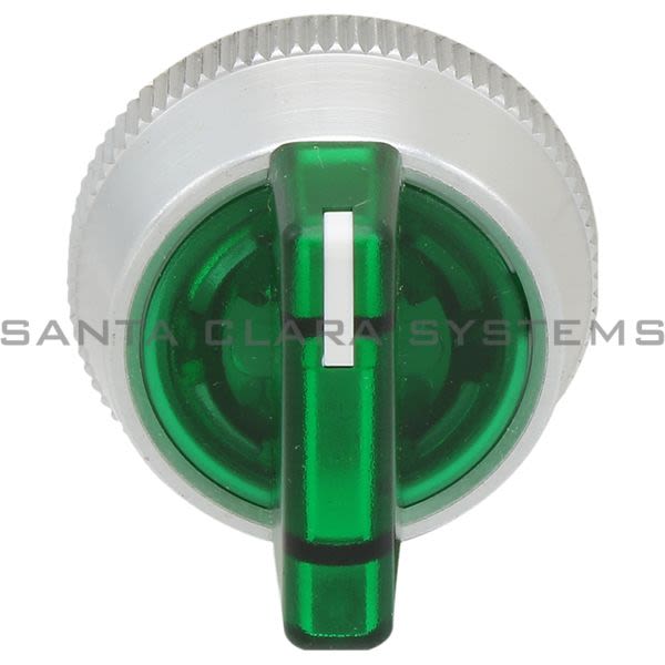 Allen Bradley 800T-N297G Illuminated Standard Knob Green Product Image