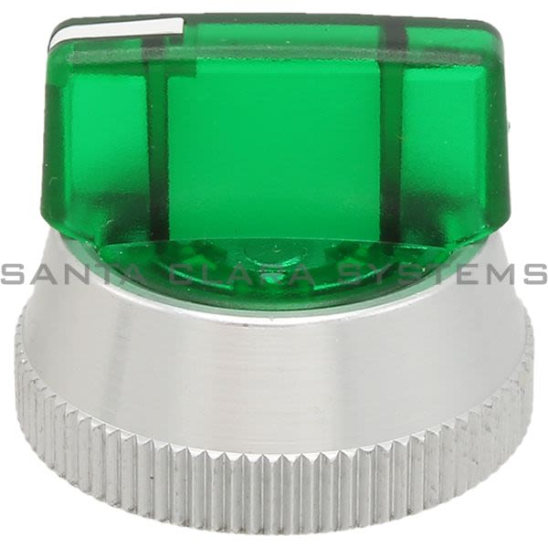 Allen Bradley 800T-N297G Illuminated Standard Knob Green Product Image
