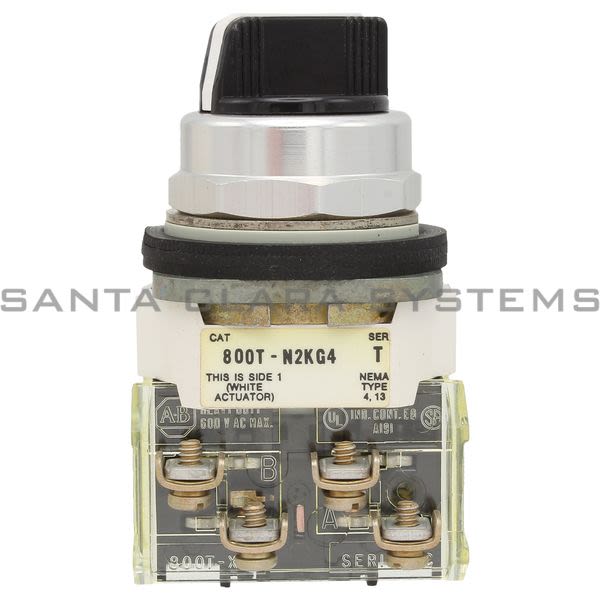 Allen Bradley 800T-N2KG4B Selector Switch Product Image