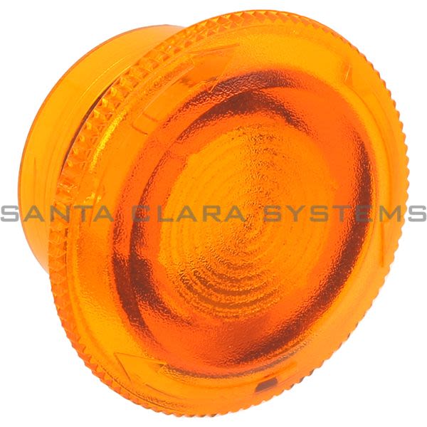 Allen Bradley 800T-N301A Push Button Accessory Illuminated Twist or Pull Release Cap Amber Product Image