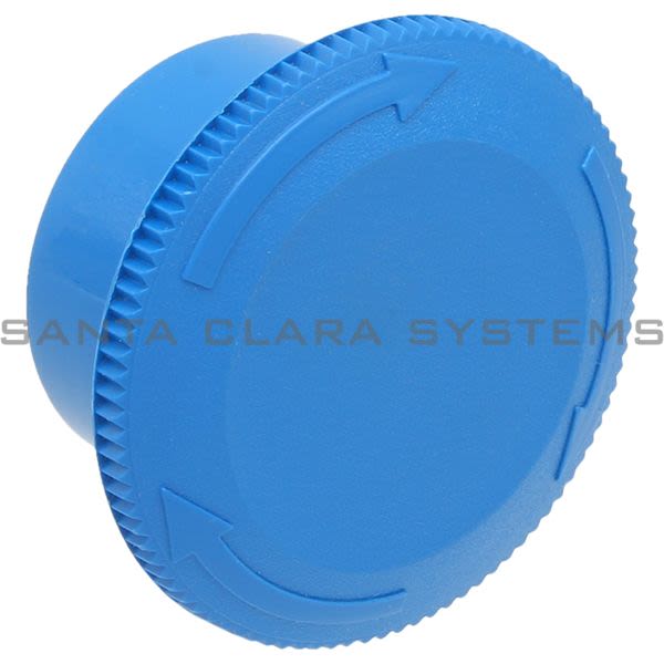 Allen Bradley 800T-N302C Mushroom Button Push-Pull/Twist Cap Non-Illuminated Blue Product Image