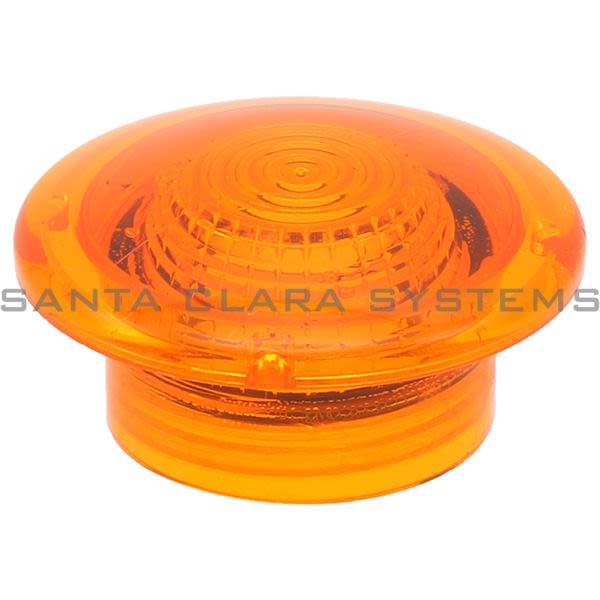 Allen Bradley 800T-N304A Push Button Accessory Mushroom Head Cap Illuminated Amber Product Image