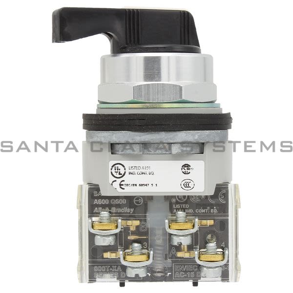 Allen Bradley 800T-N30KF4B Switch,Selector 600V AC Max 10 amp Max Product Image