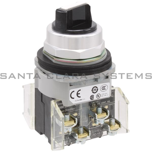 Allen Bradley 800T-N3KF4B Switch, Selector, 600V AC Max 10 amp Max Product Image