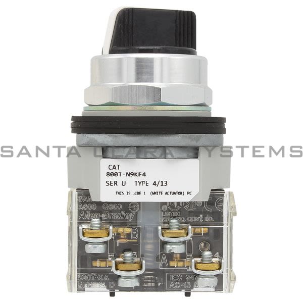 Allen Bradley 800T-N9KF4B Selector Switch Product Image
