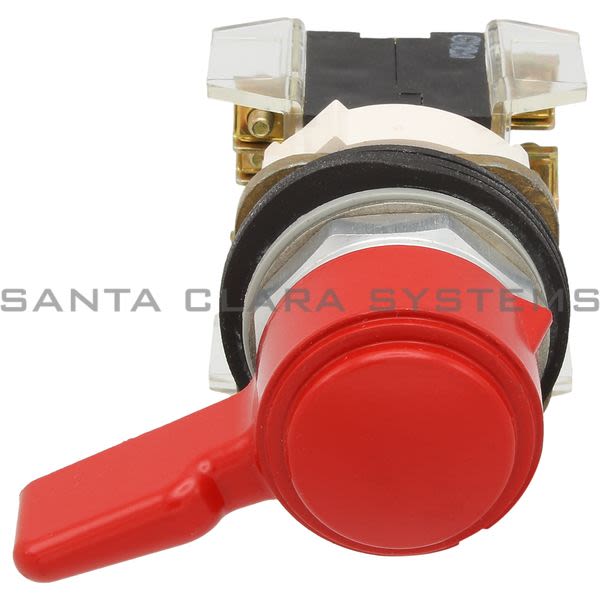 Allen Bradley 800T-NA13KF4B Selector Switch Type 4,13 4 Position Spring Return From Position 1 to 2 Red Wing Lever Product Image