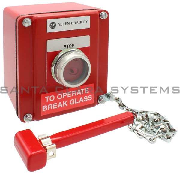 Allen Bradley 800T-NX115 Break-Glass Push Button Station Product Image