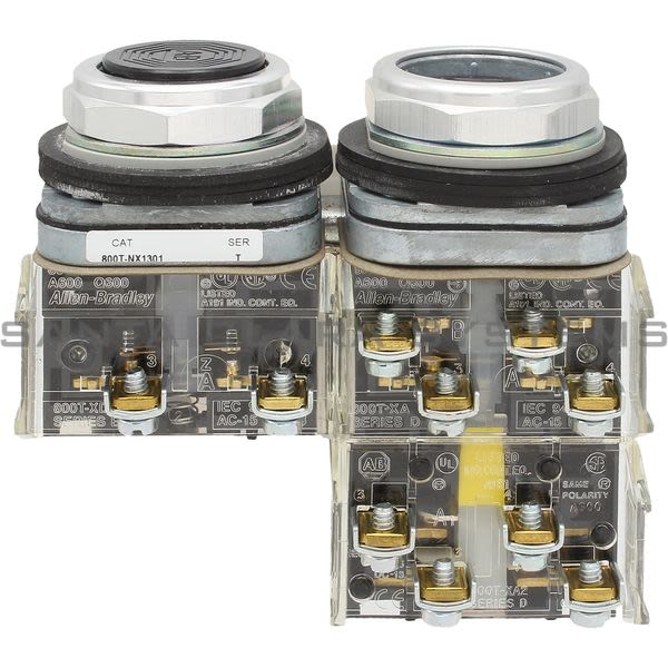 Allen Bradley 800T-NX1301 Push Button Mech Interlocked Maintained Product Image