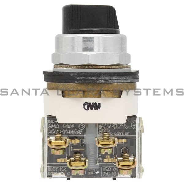 Allen Bradley 800T-NX2KF4B Selector Switch Type 4,13 4 Position Maintained Std Knob W/Inserts Product Image