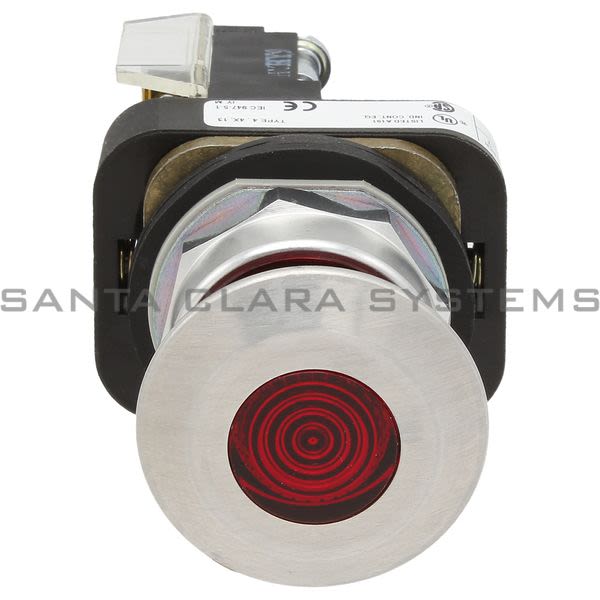 Allen Bradley 800T-NX940 Push Button Full Voltage 24V Red Lens Product Image