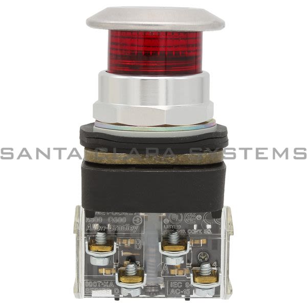 Allen Bradley 800T-NX940 Push Button Full Voltage 24V Red Lens Product Image