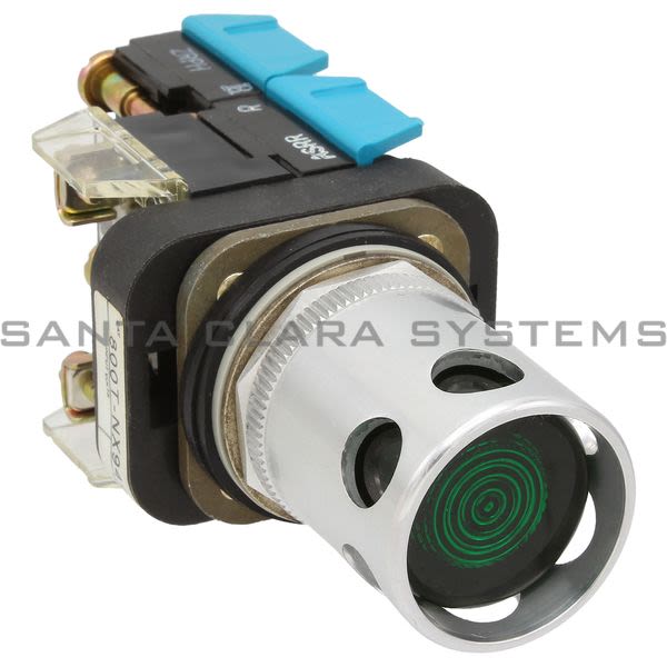 Allen Bradley 800T-NX949 Illuminated Push Button Full Voltage 24V Green Lens Product Image
