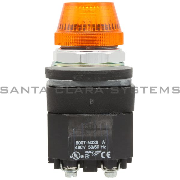 Allen Bradley 800T-P46A Pilot Light Type 4,13 Xfmr 480V Amber Lens Product Image