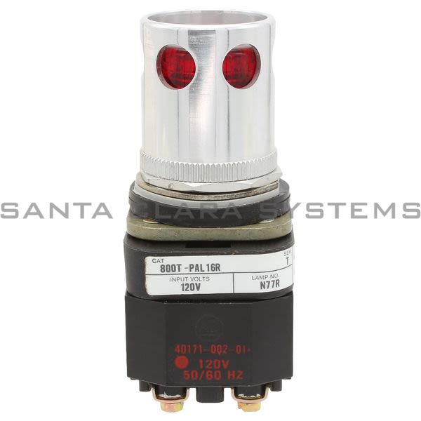 Allen Bradley 800T-PAL16R Illum Pushbutton Red Product Image
