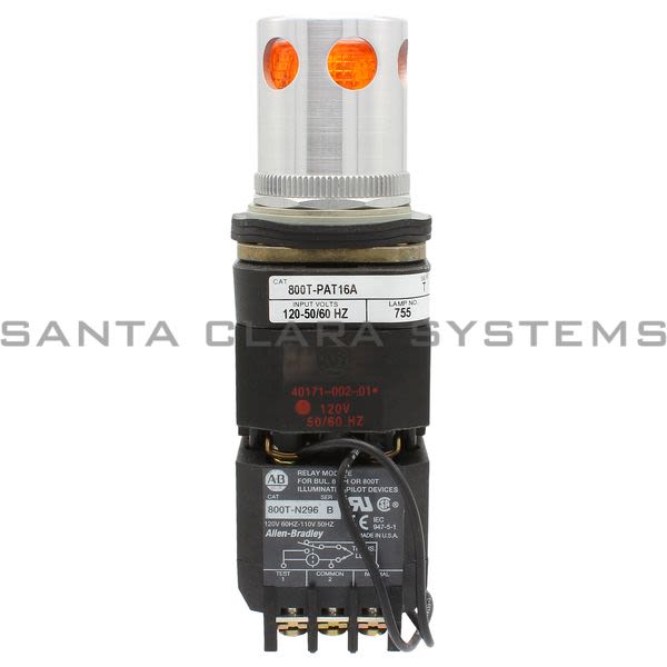 Allen Bradley 800T-PAT16A Illuminated Push Button Green Lens Product Image