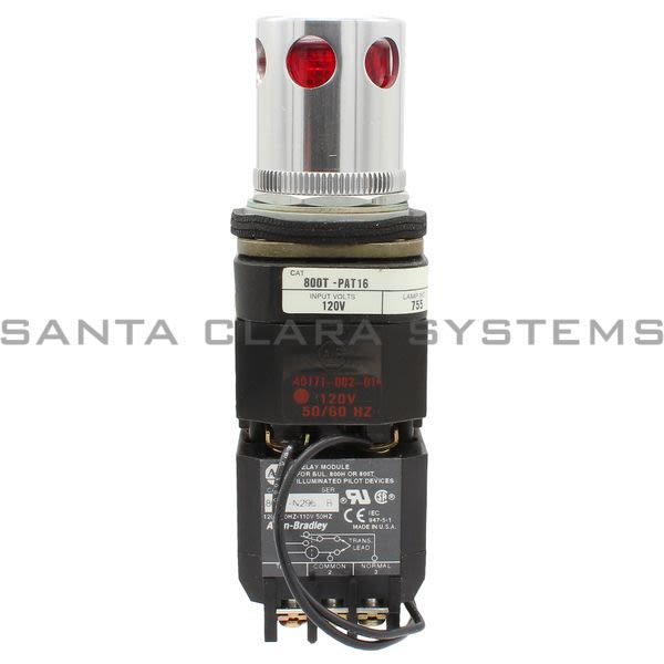 Allen Bradley 800T-PAT16R Illuminated Push Button Red Lens Product Image