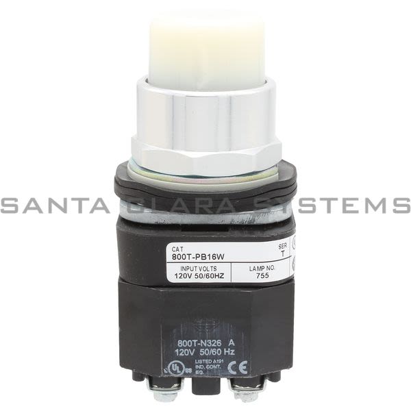 Allen Bradley 800T-PB16W Pushbutton Product Image