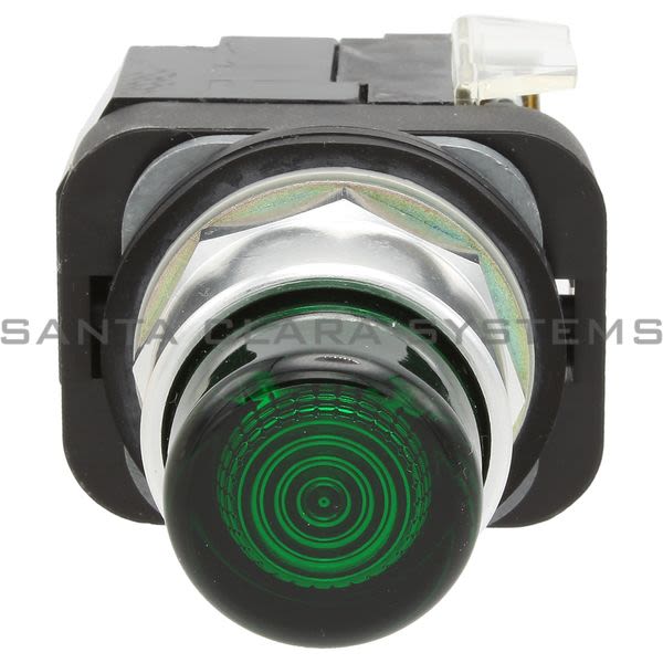 Allen Bradley 800T-PB46G 30.5mm Type 4/13 Mom. Contact PB-Illum., Green Product Image