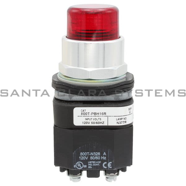 Allen Bradley 800T-PBH16R Pushbutton Product Image