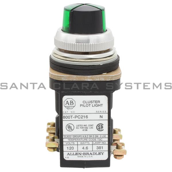 Allen Bradley 800T-PC216XGXG Cluster Pilot Light Product Image