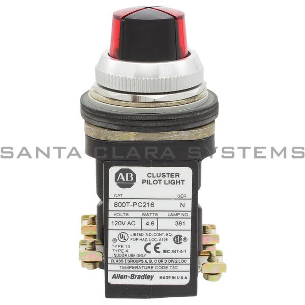 Allen Bradley 800T-PC216XRXR Cluster Pilot Light Product Image