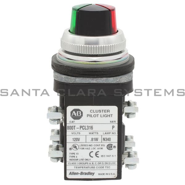 Allen Bradley 800T-PCL316 Pilot Light Product Image