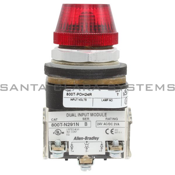 Allen Bradley 800T-PDH24R Pilot Light Product Image