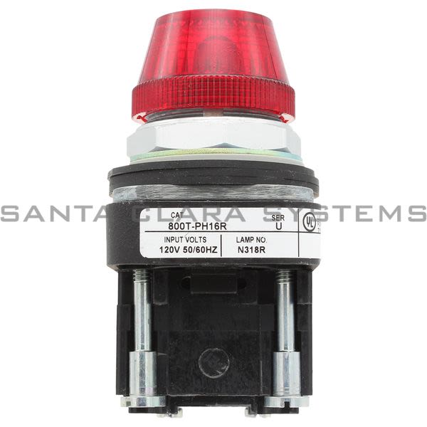 Allen Bradley 800T-PH16R Pilot Light Product Image