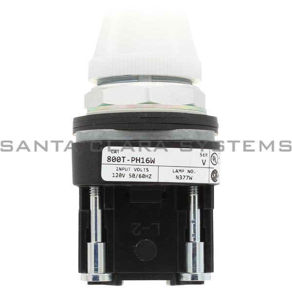 Allen Bradley 800T-PH16W White Pilot Light Product Image