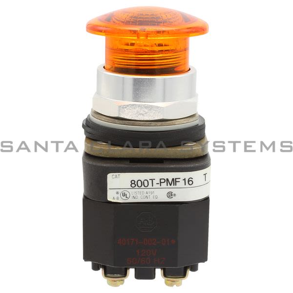 Allen Bradley 800T-PMF16A Xfmr 120V Amber Lens Product Image