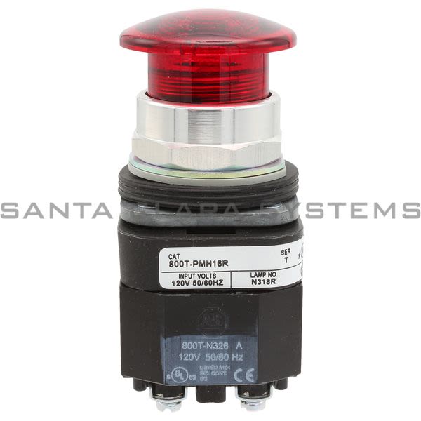 Allen Bradley 800T-PMH16R Illuminated Push Button Product Image