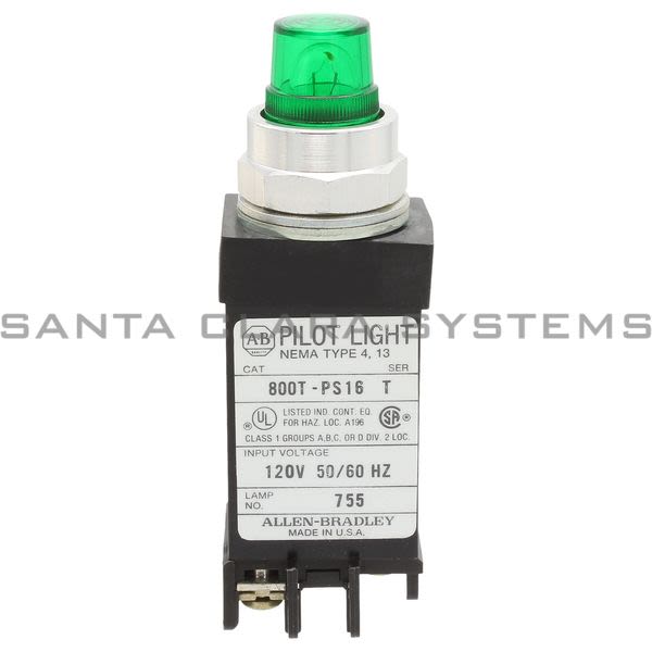 Allen Bradley 800T-PS16G Pilot Light Product Image