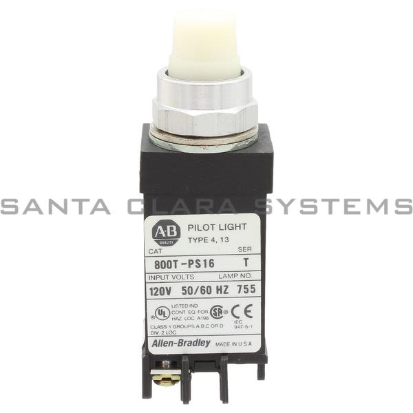 Allen Bradley 800T-PS16W Pilot Light Product Image