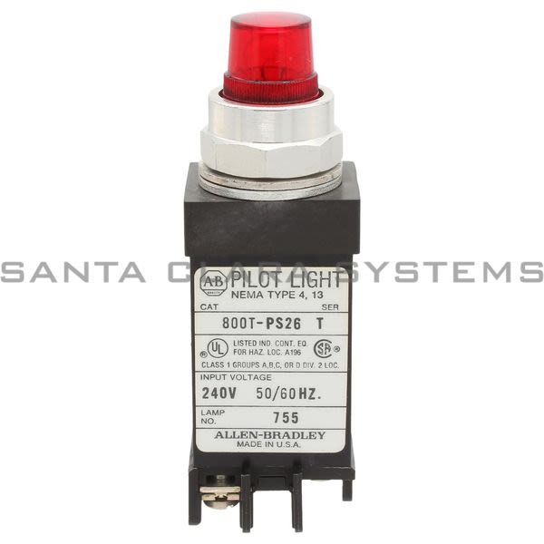 Allen Bradley 800T-PS26R Pilot Light Product Image