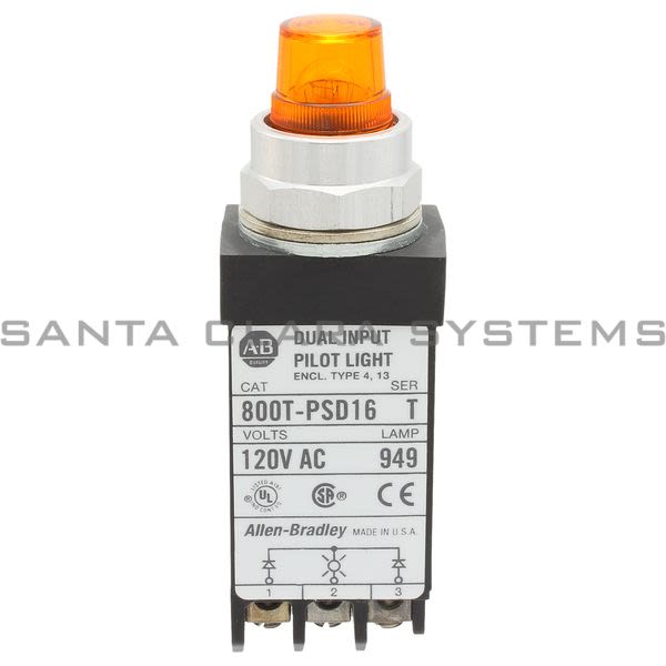Allen Bradley 800T-PSD16A Pilot Light Product Image