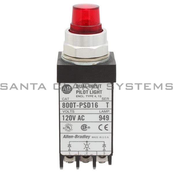800TPSD16R Allen Bradley Pilot Light Santa Clara Systems