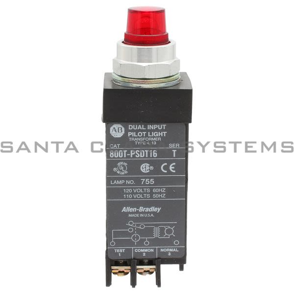 Allen Bradley 800T-PSDT16R Pilot Light Product Image