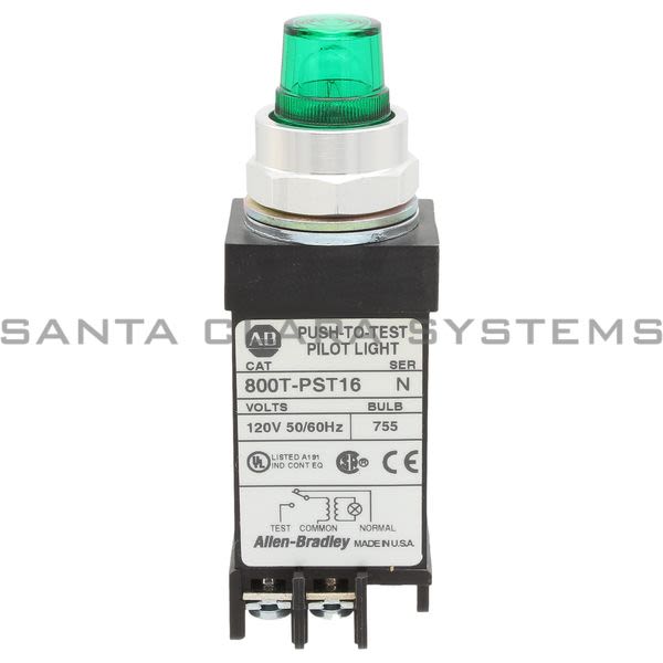 Allen Bradley 800T-PST16G Pilot Light Product Image