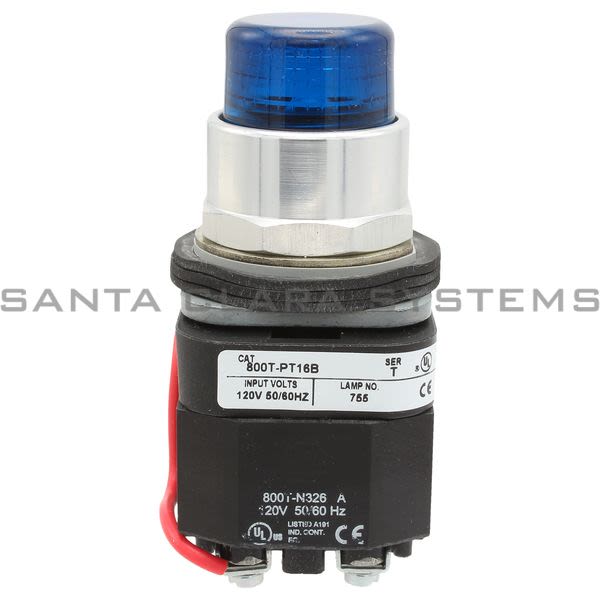 Allen Bradley 800T-PT16B Pilot Light Product Image