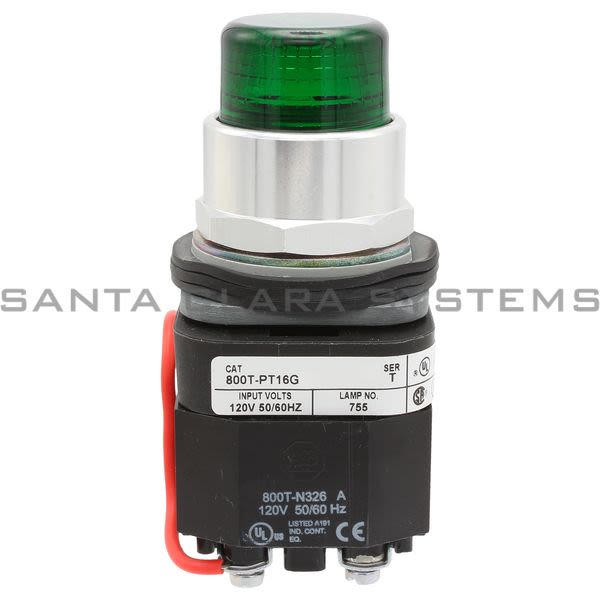 Allen Bradley 800T-PT16G Pilot Light Product Image