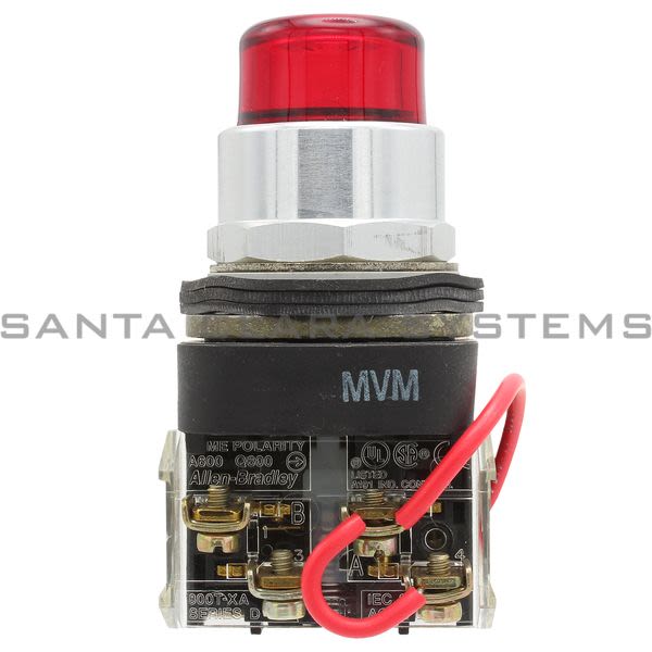 Allen Bradley 800T-PT16R Pilot Light Product Image